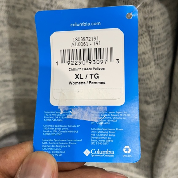 Columbia Women’s chillin fleece pullover size XL Box B - Picture 8 of 8